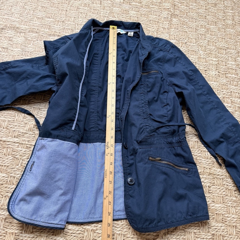 L.L. Bean BeanFlex Utility Outdoor Jacket- Women's XS Navy Drawcord Waist/Cotton - Picture 13 of 16